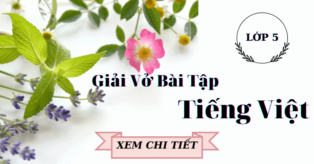 Giải Vở Bài Tập Tiếng Việt 5